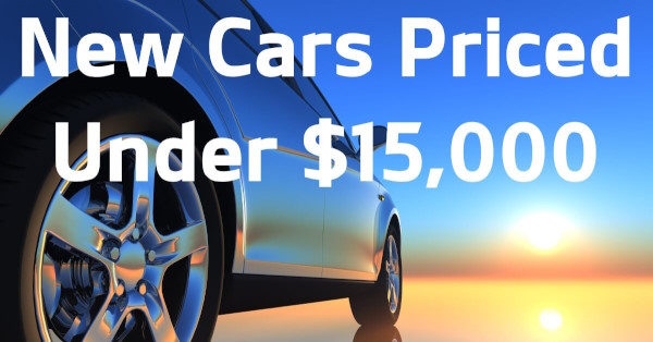 New Cars Under 15000