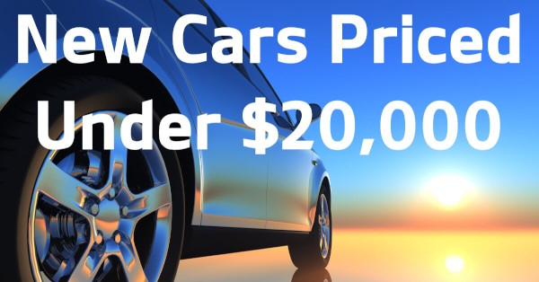 New Cars Under 20000