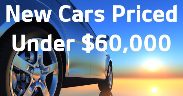 New Cars Under 60000