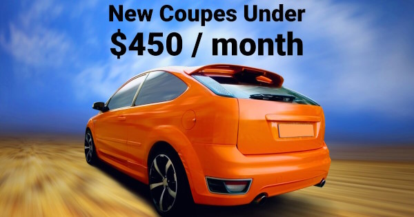 Coupe Payments Under $450 a month.